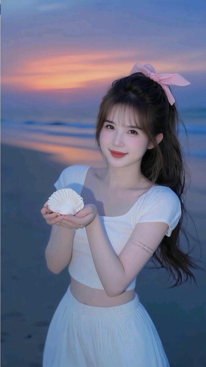 Aesthetic cute girl pic
