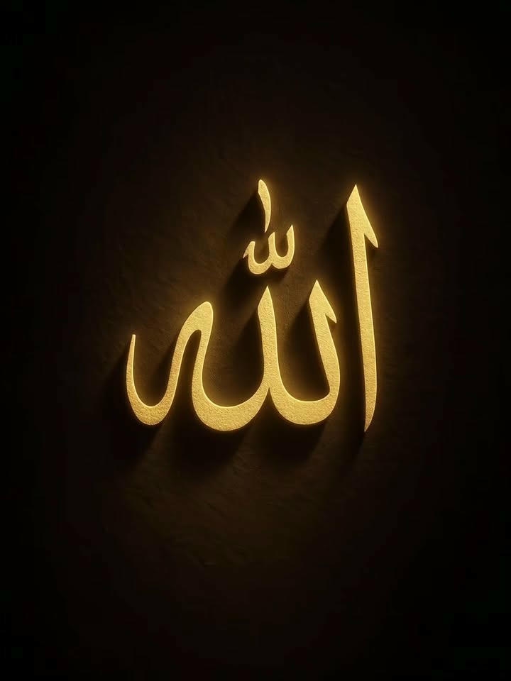 Allah Calligraphy DP