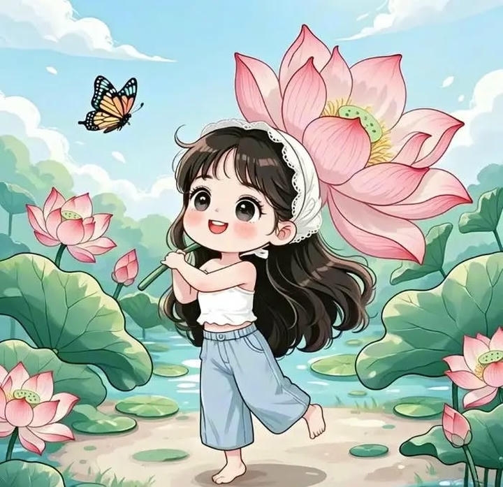 Cartoon Girl DP