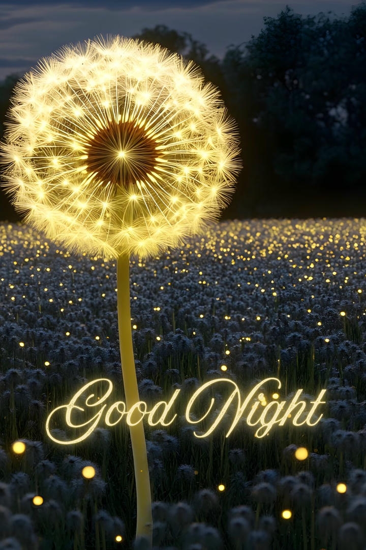Good Night Images with Flowers