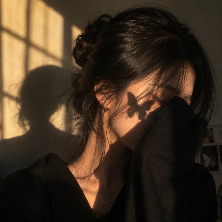 Hidden face DP for girls WhatsApp