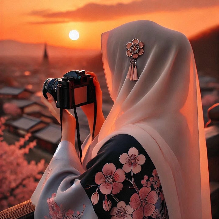 Hijabi girl DP