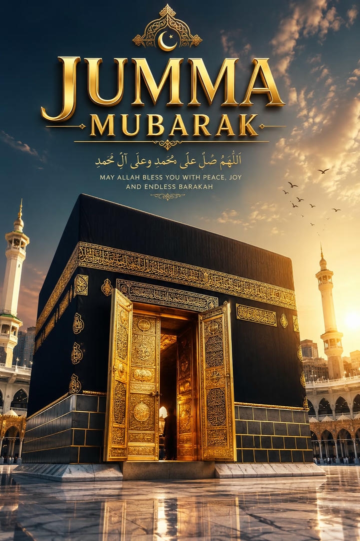 Jumma Mubarak calligraphy images