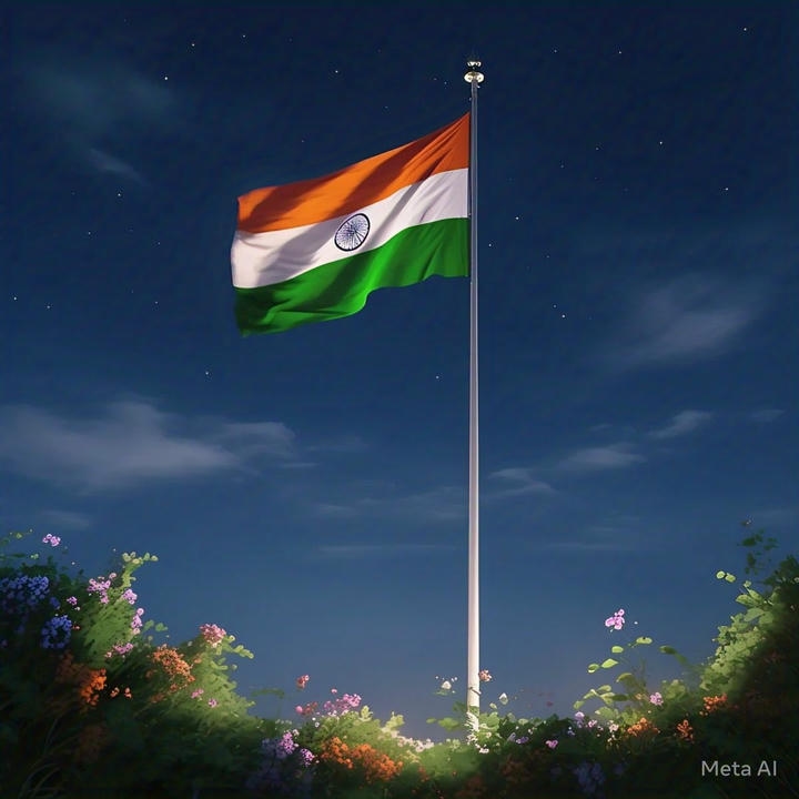 Stylish Indian Flag DP