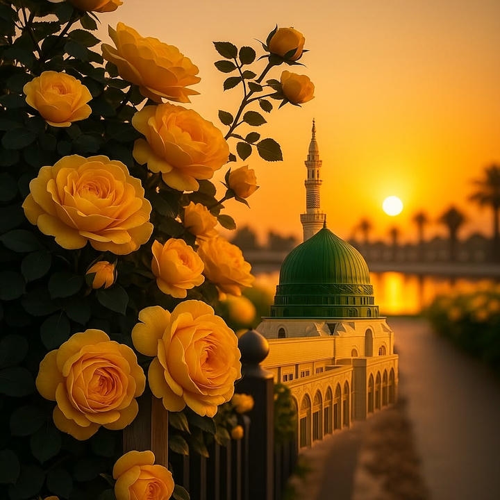 Stylish Islamic DP